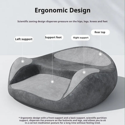 Cushion-Floor Pillow For Women Large Comfortable Meditation Cushion Foam Floor Cushion Seating For Adults-Premium Yoga Pillow