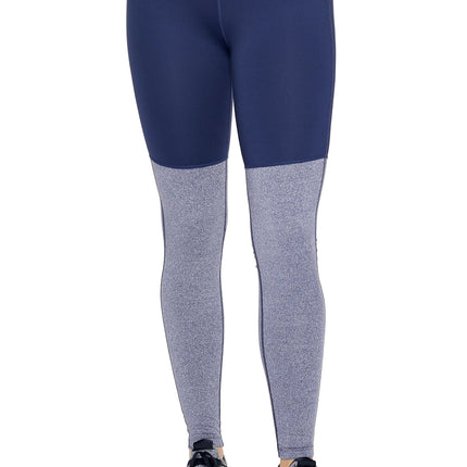 Women's Mid-Rise Heather Colorblock Leggings