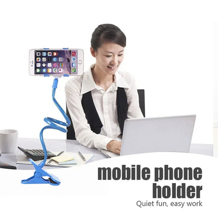 360 Clip Mobile Phone Holder Stand Portable Flexible Lazy Bed Desktop Bracket Smartphones Desk Bed Mount Stand Base Support 70cm