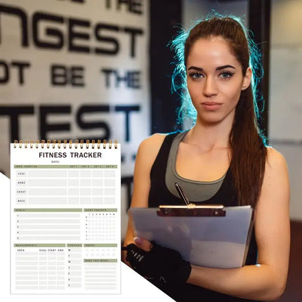 Workout Tracking Journal Fitness Journal Workout Planner Sturdy Nutrition & Workout Planner For Women & Men To Track Gym & Home