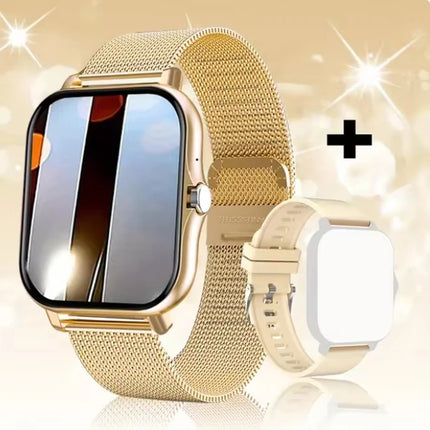 2025 Smart Watch 1.44'' Inch Color Screen Bluetooth Call Heart Rate/Blood Oxygen/Pressure Monitoring Smartwatch For Women Men