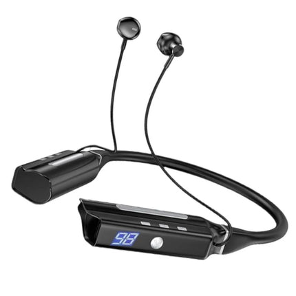 P82F Immersive Sound Experienced With Neckband Wireless Earbuds IPX6 Sweatproof, Quick Charging for Gaming and Streaming