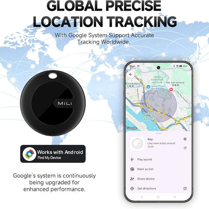 MiLi Tracker Device For google Find My Tracking iTag Bluetooth Locator Anti-Lost Device Smart Bluetooth Tracker Android System