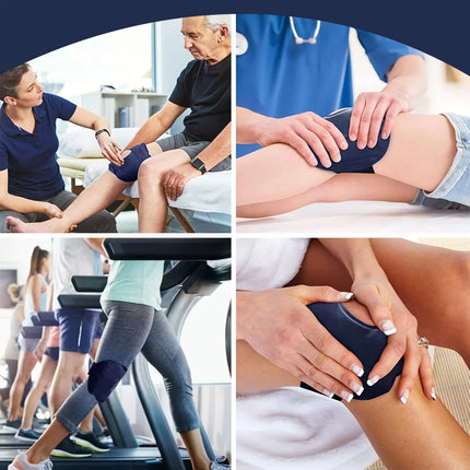 Reusable Nylon Gel Knee Pack for Hot/Cold Therapy, Easing Discomfort and Aiding Foot Relaxation