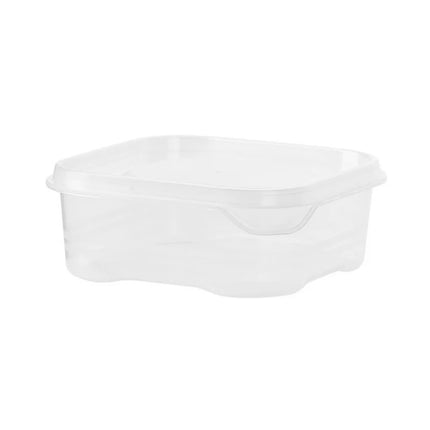 Transparent Plastic Preservation Box With Lid Refrigerator Crisper Food Containers Microwave Oven Safe Seal Food Storage Box