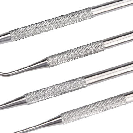 4Pcs Set Tartar Scraper Scaler Plaque Remover Teeth Cleaning Tool Dentist Dental Hygiene Kit Dental Calculus Remover Oral Care