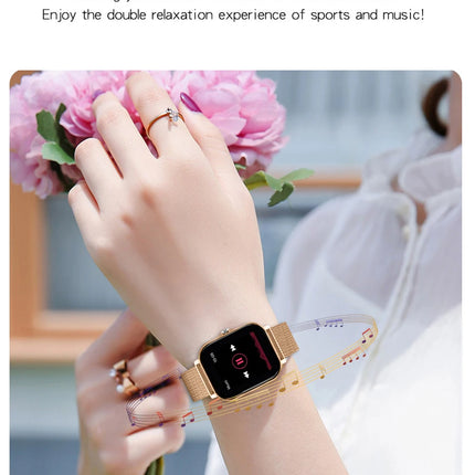 2025 Smart Watch 1.44'' Inch Color Screen Bluetooth Call Heart Rate/Blood Oxygen/Pressure Monitoring Smartwatch For Women Men