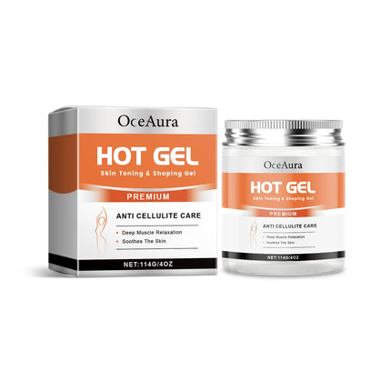 Fat Burning Shaping Cream Improve Sagging Skin Increase Elasticity Anti Cellulite Slimming Strengthen Belly Muscle Firming Gel