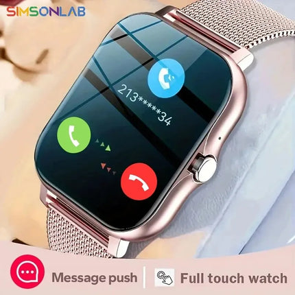 2025 Smart Watch 1.44'' Inch Color Screen Bluetooth Call Heart Rate/Blood Oxygen/Pressure Monitoring Smartwatch For Women Men