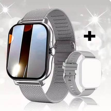 2025 Smart Watch 1.44'' Inch Color Screen Bluetooth Call Heart Rate/Blood Oxygen/Pressure Monitoring Smartwatch For Women Men