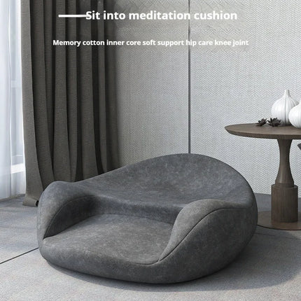 Cushion-Floor Pillow For Women Large Comfortable Meditation Cushion Foam Floor Cushion Seating For Adults-Premium Yoga Pillow