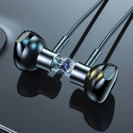 P82F Immersive Sound Experienced With Neckband Wireless Earbuds IPX6 Sweatproof, Quick Charging for Gaming and Streaming