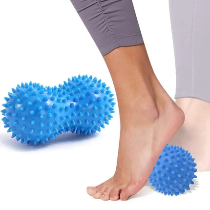 Peanut Massage Ball, Deep Tissue Massage Ball for Back, Neck, Shoulder, Spine, Legs, Hips, Trigger Point Muscle Massage Relaxer
