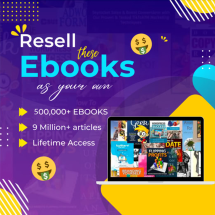 Start Your Digital Business with 1 Million+ PLR Products