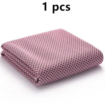 Sport Towel with Mini Silicon Gel Set Portable Cold Towel Fitness Sport GYM Running Outdoor Quick Dry Cool Towel 1-100 pcs