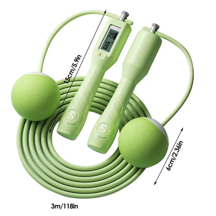 Jump Rope for Men Steel Wire Jumping Rope for Workout Skipping Rope with Counter Ergonomic Digital Jump Rope Exercise Jump Rope