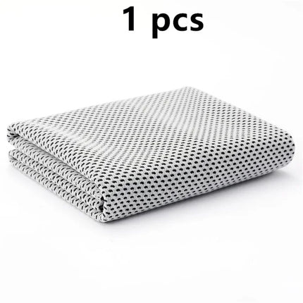Sport Towel with Mini Silicon Gel Set Portable Cold Towel Fitness Sport GYM Running Outdoor Quick Dry Cool Towel 1-100 pcs