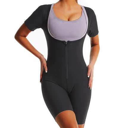 Women Sauna Suit Sweat Shirts Slimming Hot Thermal Fat Burning Shaper Waist Trainer Legging Trimmer Corset Weight Loss Bodysuits