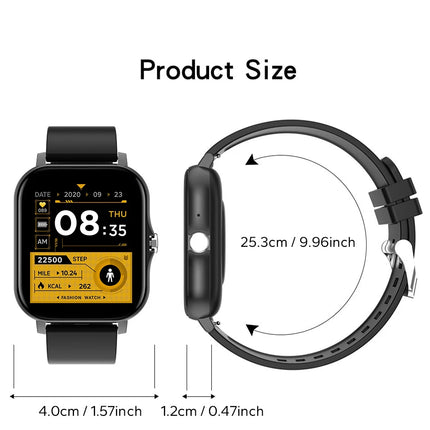 2025 Smart Watch 1.44'' Inch Color Screen Bluetooth Call Heart Rate/Blood Oxygen/Pressure Monitoring Smartwatch For Women Men