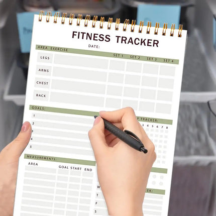 Workout Tracking Journal Fitness Journal Workout Planner Sturdy Nutrition & Workout Planner For Women & Men To Track Gym & Home