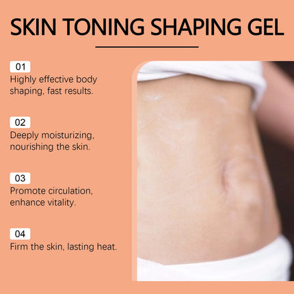 Fat Burning Shaping Cream Improve Sagging Skin Increase Elasticity Anti Cellulite Slimming Strengthen Belly Muscle Firming Gel