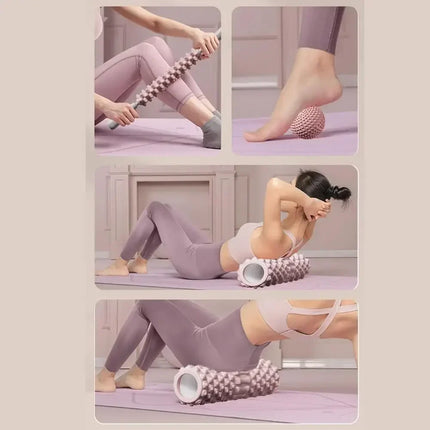 Yoga Foam Roller Pilates Yoga Exercise Back Muscle Massage Roller Stretching Exercise Yoga Fitness Training Roller Gym Fitness