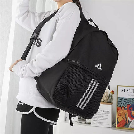 Adidas Backpack Men Women Casual Sports Bag Large Capacity Travel Laptop Bag Lightweight Waterproof for Daily Us